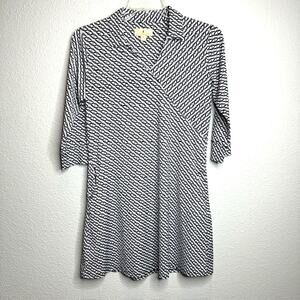 Sport Haley Logo Print Size Medium Black & White Golf/Tennis Dress